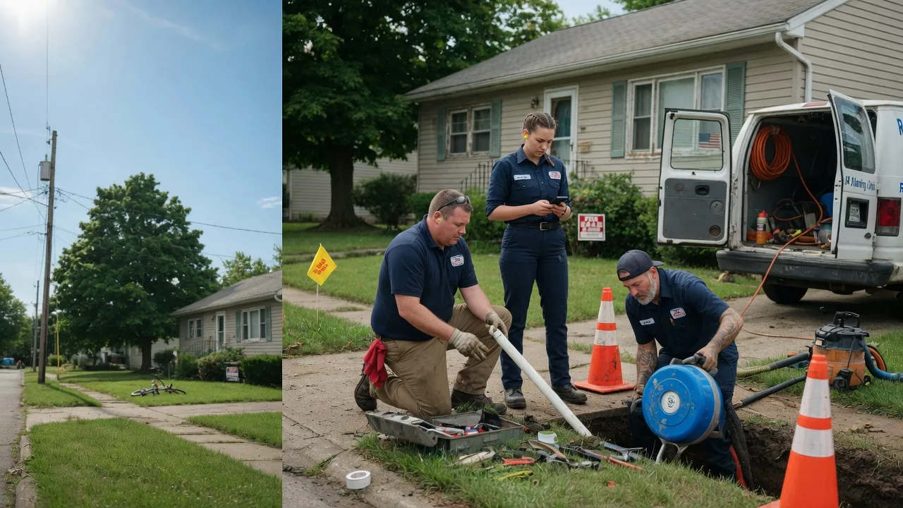 Sewer Line Repair in Henlawson, WV near me